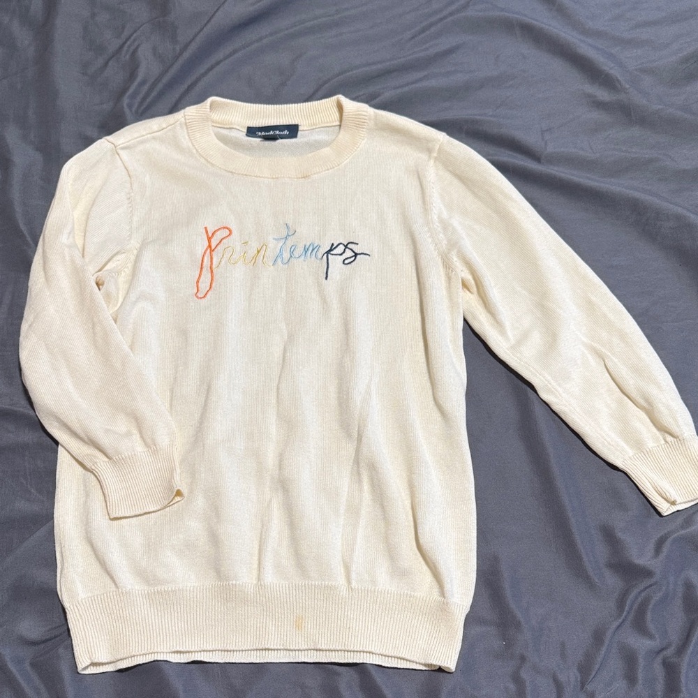 Free with 100 purchase - ModCloth Cream Sweater